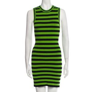 Alice + Olivia Green Bodycon Mini Dress